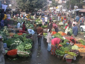 Dia 11  Urban market in India