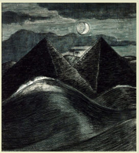Paul ash, PYramids and the sea, 1912, source: 